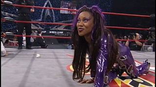 720pHD WCW Nitro 022100  Madusa SegmentPrince Iaukea wPaisley vs La Parka [upl. by Htidirem]