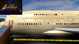 FIRST  Etihad Airways  A380  ROBLOX [upl. by Etan762]