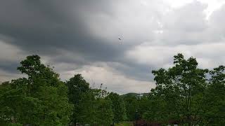 Nimbostratus clouds Time lapse [upl. by Ehsom]