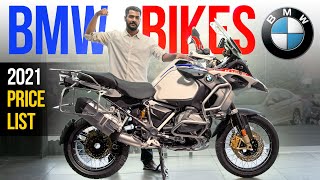 2021 All BMW Bike Price In India Latest List 🏍️💥 Ft BMW S 1000 RR BMW G 310 GS amp BMW GS 1250 🏞️ [upl. by Venezia]