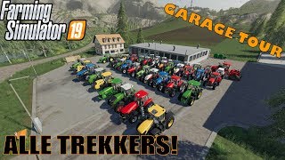 ALLE TREKKERS Farming Simulator 19 Garage Tour [upl. by Clarance]