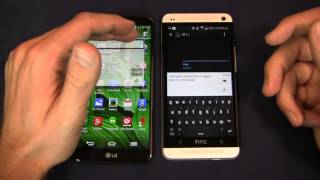 LG G2 vs HTC One Dogfight Part 2 [upl. by Tolecnal402]