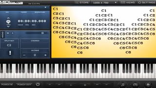 How to Relative PitchHear Piano Keys C1C6 [upl. by Neenwahs]