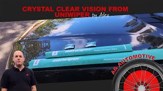 CRYSTAL CLEAR VISION UNIWIPER WIPERBLADE REVIEW [upl. by Rebmat]