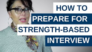 Careers advice How to prepare for a strengthbased interview [upl. by Alfonzo]