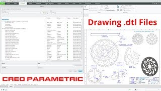 Creo Parametric  Drawing Detail dtl Files  Tutorial [upl. by Drona]