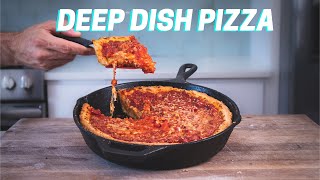 The 4 keys to make perfect CHICAGO DEEP DISH pizza every time [upl. by Ykceb]