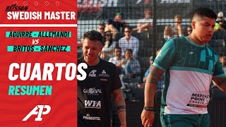 Highlights TOLITO AGUIRRE  TITO ALLEMANDI vs BRITOS  SANCHEZ  CUARTOS  Betsson Swedish Master [upl. by Ossie]