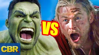 Hulk vs Thor Who Is the MCU’s Strongest Avenger [upl. by Coleman]