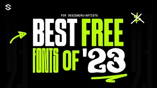 Best Free Fonts for Designers 2023 [upl. by Bathilda902]