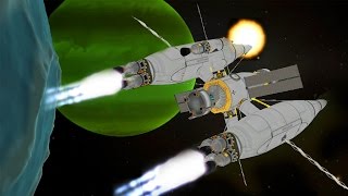 Single Launch to Every Jool Moon KSP 105 [upl. by Ynotna]