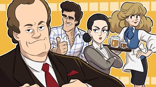 A History of Frasier on Cheers [upl. by Ynohtona]