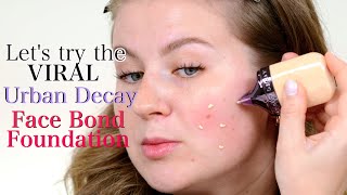 VIRAL Urban Decay Face Bond Foundation Review  Milabu [upl. by Chatav286]