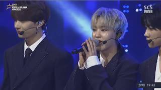 181002 SEVENTEEN  Korea Drama Award  Clap  Aju Nice  Oh My [upl. by Marcus]