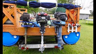 How to Make a Homemade Boat Motor for Under 90 [upl. by Ehgit28]