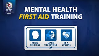 Mental Health First Aid Training [upl. by Brockie]