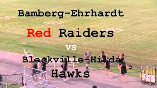 Bamberg RedRaiders vs Blackville Hawks 09262015 1700 [upl. by Stark954]