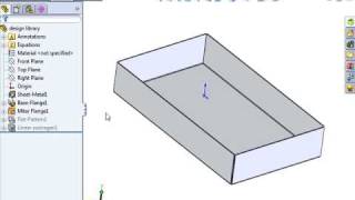 SolidWorks Schnitt uber Biegungen SolidProfessor [upl. by Gnil9]