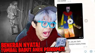 SEREM BANGET DI TERROR HANTU BADUT PSIKOPAT NYATA CHAT HISTORY HORROR INDONESIA [upl. by Ainedrag921]