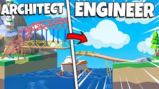 Using ENGINEERING to beat the HARDEST LEVELS in Poly Bridge 2 [upl. by Anifled]