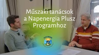 Műszaki tanácsok a Napenergia Plusz Pályázathoz [upl. by Agustin]