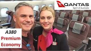 Qantas Premium Economy on the A380 [upl. by Harrus]