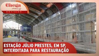 Estação de trem em SP fecha para reforma e restauro  Chega Mais Notícias 151124 [upl. by Winebaum411]