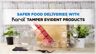 Tamper Evident Containers and Labels  Essential RESTAURANT SUPPLIES [upl. by Assereht]