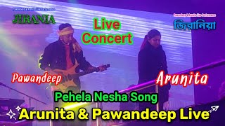 Arunita And Pawandeep Live Concert  Jirania  Tripura [upl. by Haynor919]