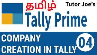 Company Creation in Tally Prime Create Alter and Delete Company  Tally Prime Tutorial in Tamil [upl. by Odilo628]