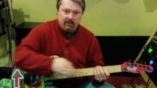 ZZ Top  Just got paid  guitar tutorial in E minor open tuning [upl. by Nylecoj]