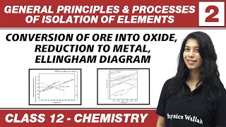 General Principles amp Processes of Isolation of Elements 02 Conversion of Ore into Oxide  Class 12 [upl. by Sej]