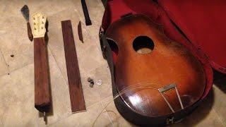 c1930 Kay Kraft Venetian Archtop Guitar REPAIR amp DEMO [upl. by Eiuqram]