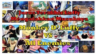 Luffy VS all enemis  AMV   Luffy Defeats all enemies [upl. by Yarw]