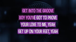 Into The Groove Karaoke  Madonna [upl. by Solegna621]