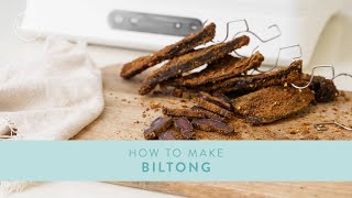 How to make BILTONG in a Food Dehydrator [upl. by Kathlin592]