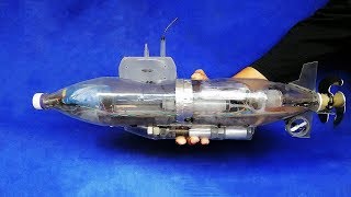 How To Make A RC Submarine  From Plastic Bottles  Amazing DIY Projects [upl. by Ymot]