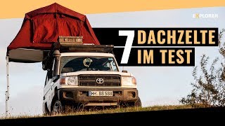 Dachzelt Test – 7 Anbieter im großen Vergleich [upl. by Ellenaej]