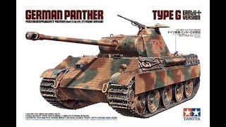 Tamiya 135 Panther Type G 35170 [upl. by Euridice]