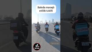 BAKIDA MARAQLI EVLİLİK TƏKLİFİ [upl. by Nnep]