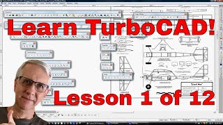 Lesson 1 of 12  Introduction to TurboCAD [upl. by Jael]