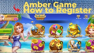 Amber Game How to Registerearnmoneyonline makemoneyonline [upl. by Nabroc930]