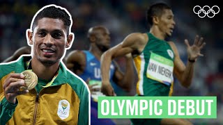 Wayde van Niekerks 🇿🇦 first Olympic race 🏃‍♂️ [upl. by Reprah598]