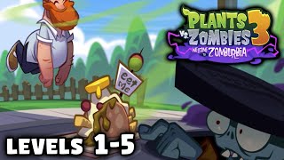 Plants vs Zombies 3 Soft Launch 2024  Levels 15 [upl. by Aicilehp460]