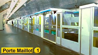 Ligne 1 du métro parisien  Palais RM du Louvre  C de GaulleEtoile Troisième partie HD [upl. by Charters]