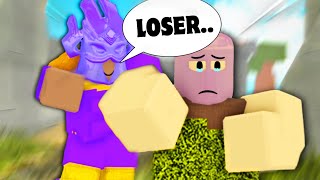 NOOB Gets BULLIED Roblox Booga Booga [upl. by Duahsar]