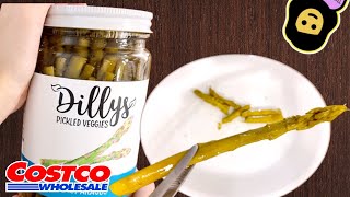 Dillys Pickled Veggies Mild Asparagus  Costco Product Review [upl. by Lexie]