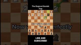 😳ENGLUND GAMBIT TRAP BEST CHESS TRICKS😳 [upl. by Aihseyk]