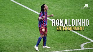 Ronaldinho Best Skills With Commentary Crowd Reaction [upl. by Edveh55]