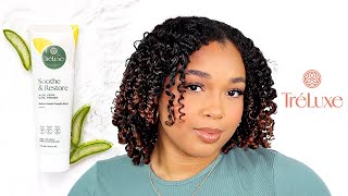 The Primer That CHANGED MY CURLS  TréLuxe NEW Soothe amp Restore Aloe Vera Curl Primer [upl. by Zed]